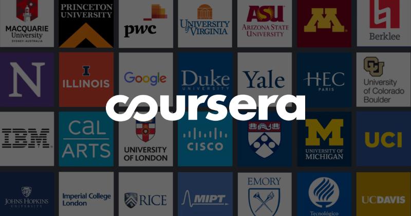 Trang web bán khóa học trực tuyến  Coursera